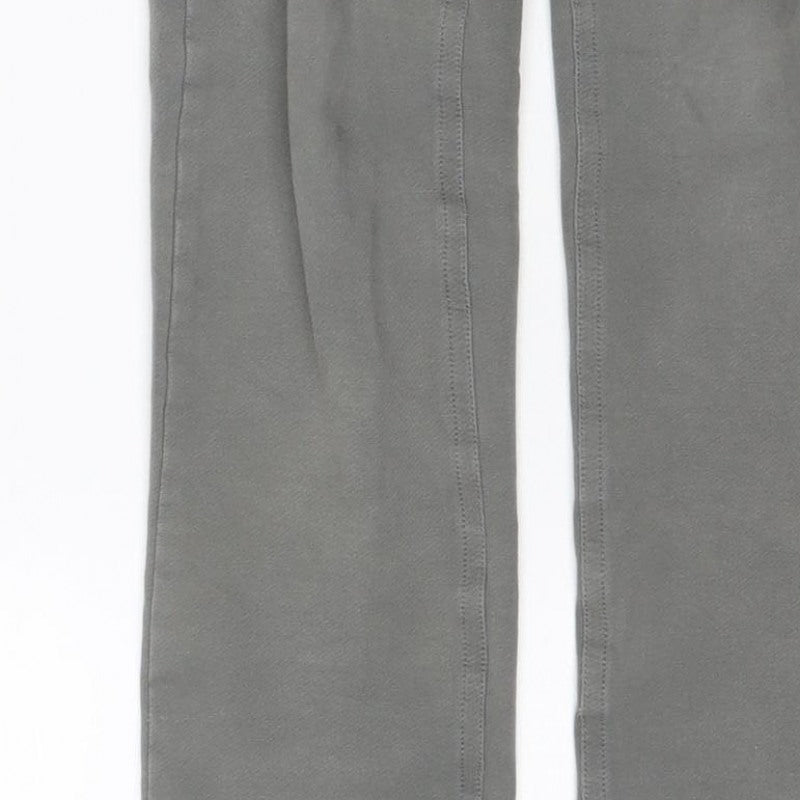 iDO Teens Grey Size 32 Straight Jeans 5-Pocket Mid Rise