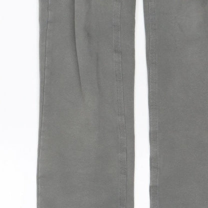 iDO Teens Grey Size 32 Straight Jeans 5-Pocket Mid Rise