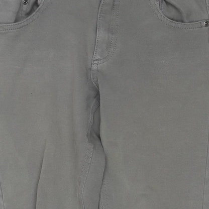 iDO Teens Grey Size 32 Straight Jeans 5-Pocket Mid Rise