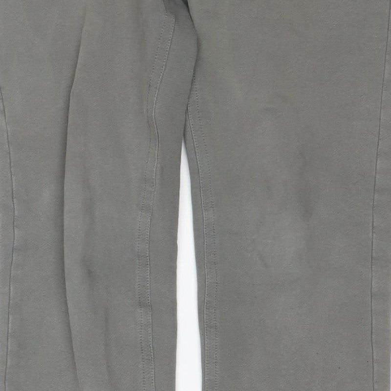 iDO Teens Grey Size 32 Straight Jeans 5-Pocket Mid Rise