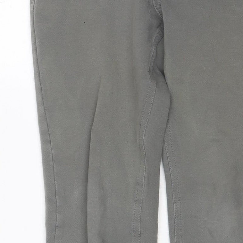 iDO Teens Grey Size 32 Straight Jeans 5-Pocket Mid Rise