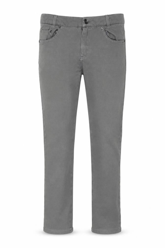 iDO Teens Grey Size 32 Straight Jeans 5-Pocket Mid Rise