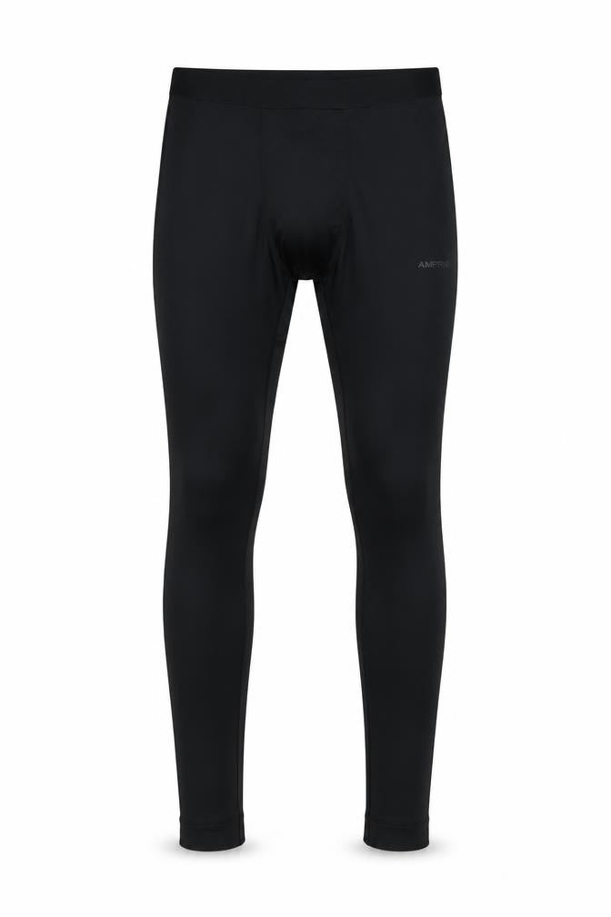 Campri Men’s Black L Compression Running Gym Leggings Stretch
