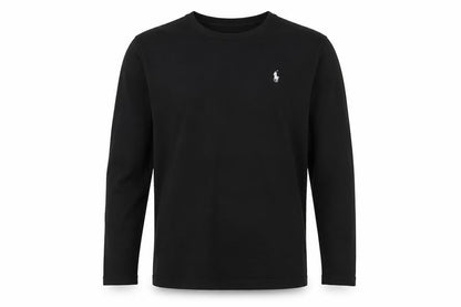 Polo Ralph Lauren Men’s Black L Long Sleeve Crew Neck Logo T-Shirt