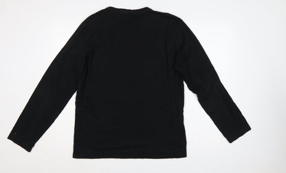 Polo Ralph Lauren Men’s Black L Long Sleeve Crew Neck Logo T-Shirt