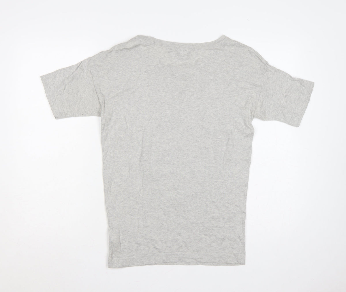 Next Women Grey UK 8 Basic Cotton Sequin Rabbit T-Shirt