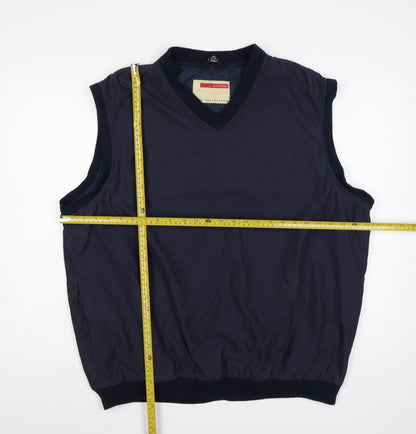 Baleno Men’s Blue 2XL Golf Collection Sleeveless Bodywarmer Jacket