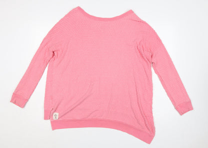 Postcard from Brighton Women’s Pink Textured Tunic Sweatshirt S