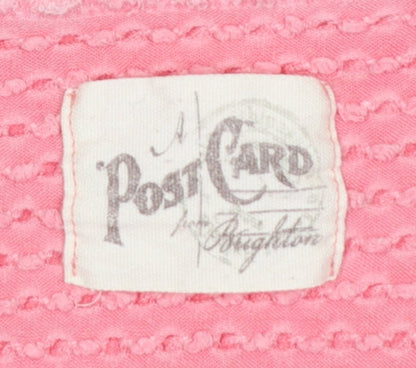 Postcard from Brighton Women’s Pink Textured Tunic Sweatshirt S