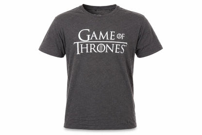 Cedarwood State Men’s Grey L Game of Thrones Logo Graphic T-Shirt