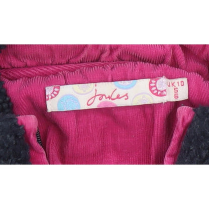 Joules Women’s Blue Pink 1/4 Zip Fleece Sweatshirt UK 10