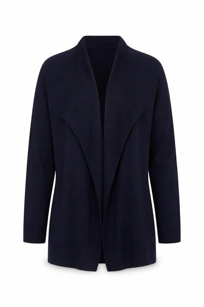 Max Studio Women’s Blue Merino Wool Open Cardigan Size M