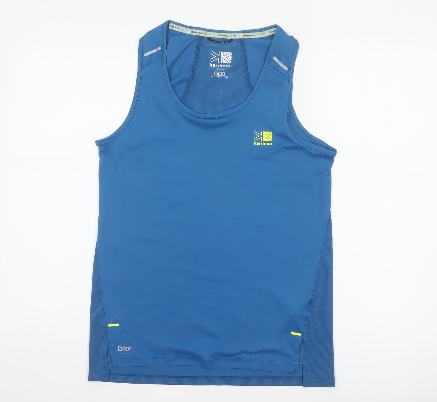 Karrimor Men’s Blue S X Lite Running Mesh Tank Top Reflective