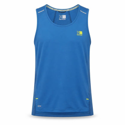 Karrimor Men’s Blue S X Lite Running Mesh Tank Top Reflective