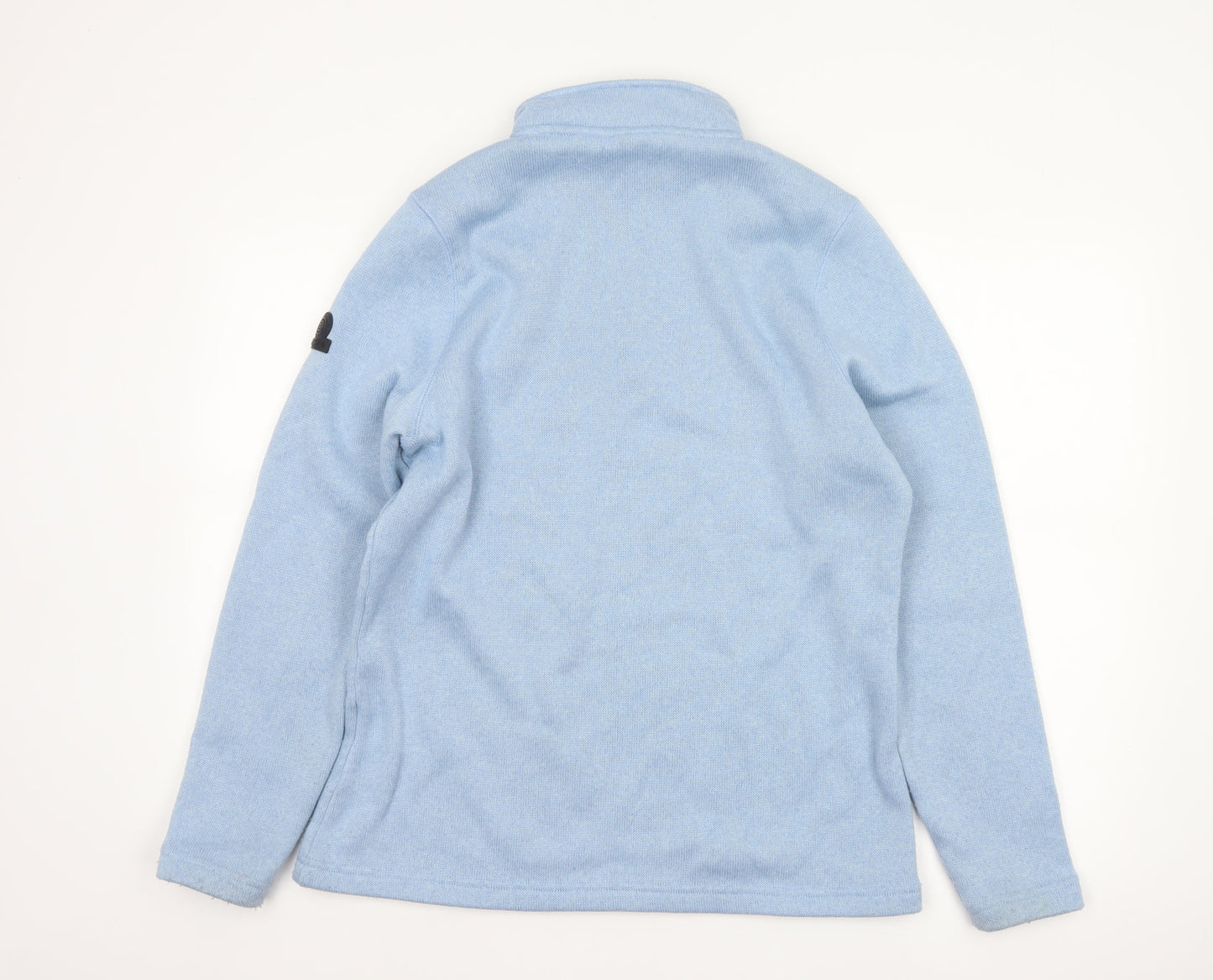 TOG24 Women Blue UK 14 Quarter Zip Fleece Sweatshirt Outdoor