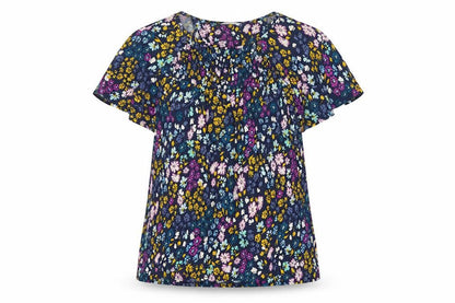 Next Women Multicoloured Floral Viscose Kimono Sleeve Blouse UK 10
