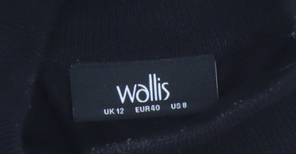 Wallis Women’s Multicoloured UK 12 Colour Block Mock Neck Jumper