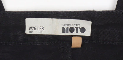 Topshop Moto Women’s Black Polka Dot Skinny Jeans W26 L28 UK 8 Petite