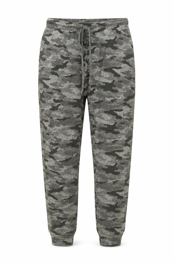 Dorothy Perkins Women Grey Camo Jogger Trousers UK 10 Elastic Waist