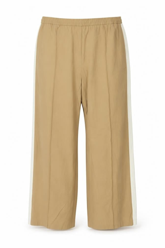 Marks & Spencer Women’s Beige Size 24 Regular Elastic Waist Straight Trousers