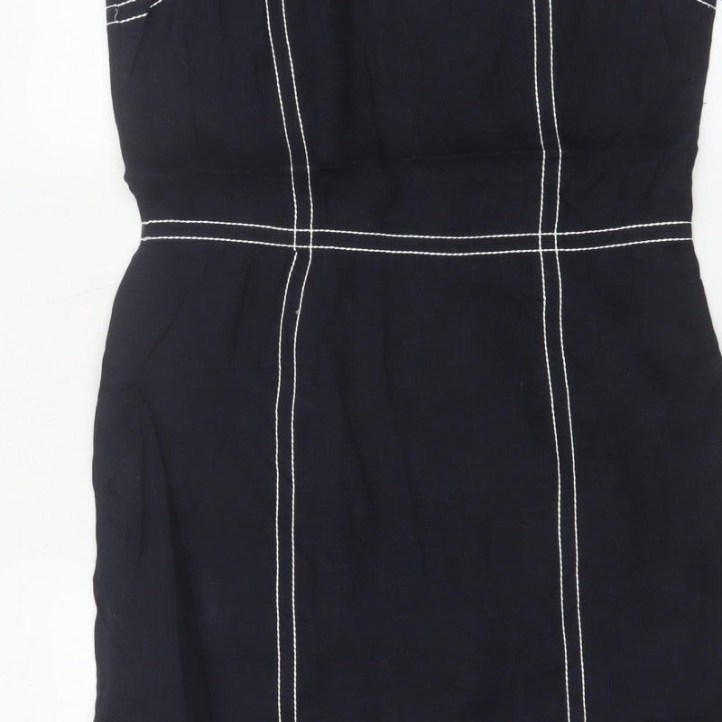 Steilmann Women’s Blue UK 12 Pencil Knee Length Sleeveless Work Dress