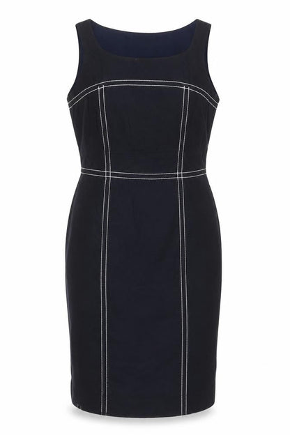 Steilmann Women’s Blue UK 12 Pencil Knee Length Sleeveless Work Dress