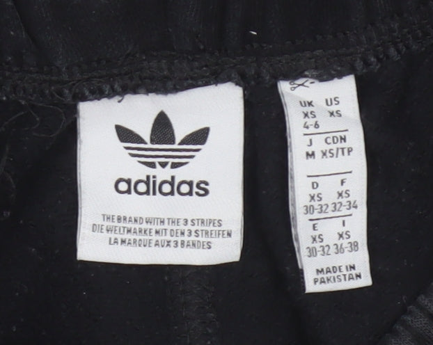 Additional view of adidas Women’s Black XS Logo Fleece Cuffed Jogger Trousers