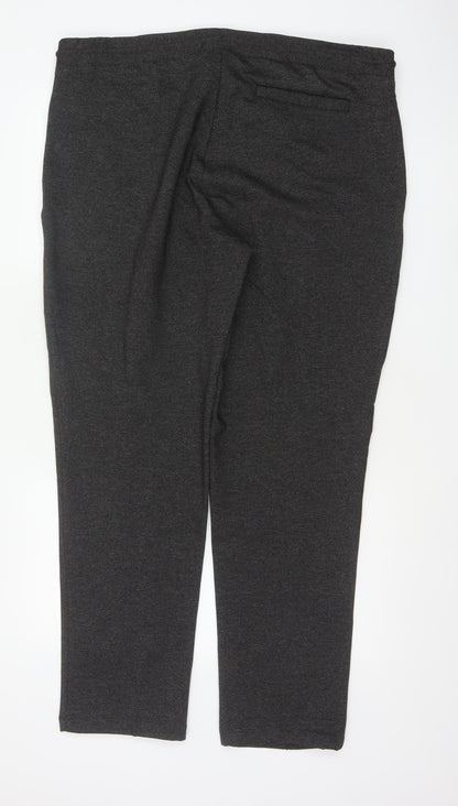 T&W Taylor & Wright Men’s Grey XL Tapered Drawstring Jogger Trousers