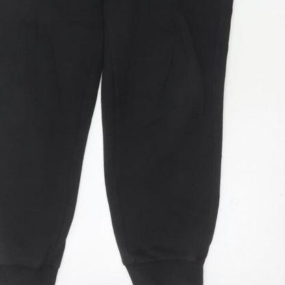 Puma Men’s Black M Jogger Sweatpants Logo Elastic Waist Cuffed