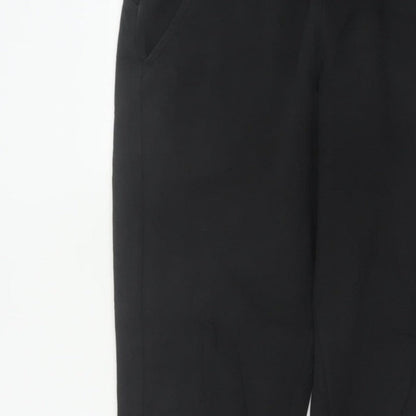 Puma Men’s Black M Jogger Sweatpants Logo Elastic Waist Cuffed