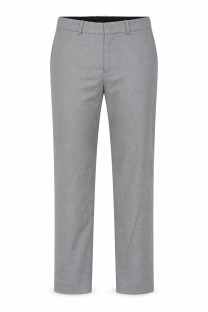 New Look Men’s Grey 30R Skinny Fit Dress Trousers Smart Formal