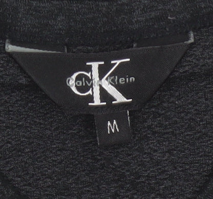 Calvin Klein Men’s Black M Long Sleeve V-Neck Jersey Casual Top