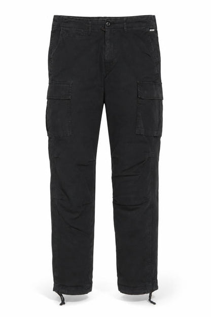 Jack & Jones Men’s Black 32/34 Cargo Trousers Regular Cotton Stretch