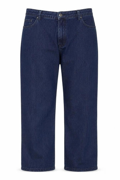 BM Essentials Women’s Blue Size 14 Straight Stretch Denim Jeans