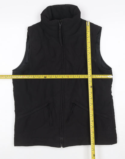 Dorothy Perkins Women Black Size 8 Padded Zip Puffer Waistcoat