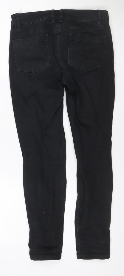 Next Women’s Black Skinny Petite Jeans UK 6 Stretch Denim