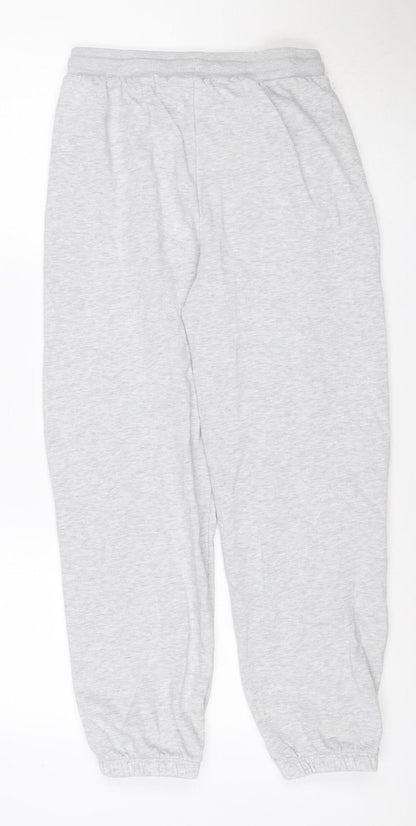 Disney Girls Grey 12 Years Stitch Sweatpants Joggers Cotton Blend