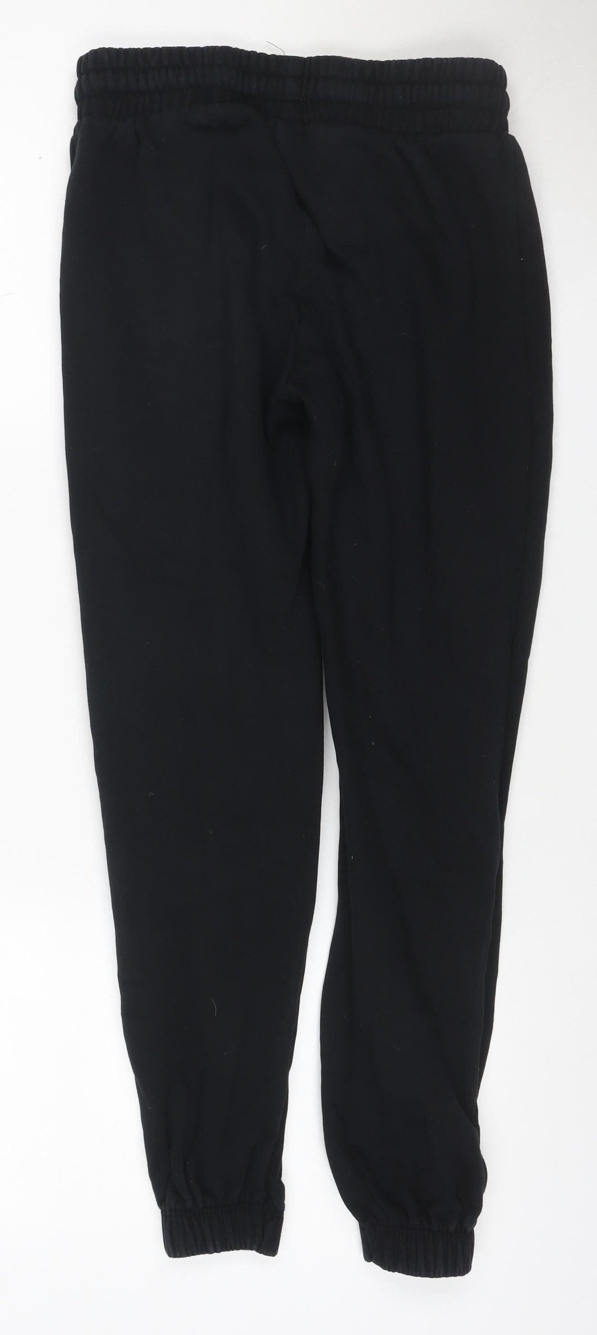 Back view of Disney girls’ black 9-10 years stitch & angel jogger sweatpants