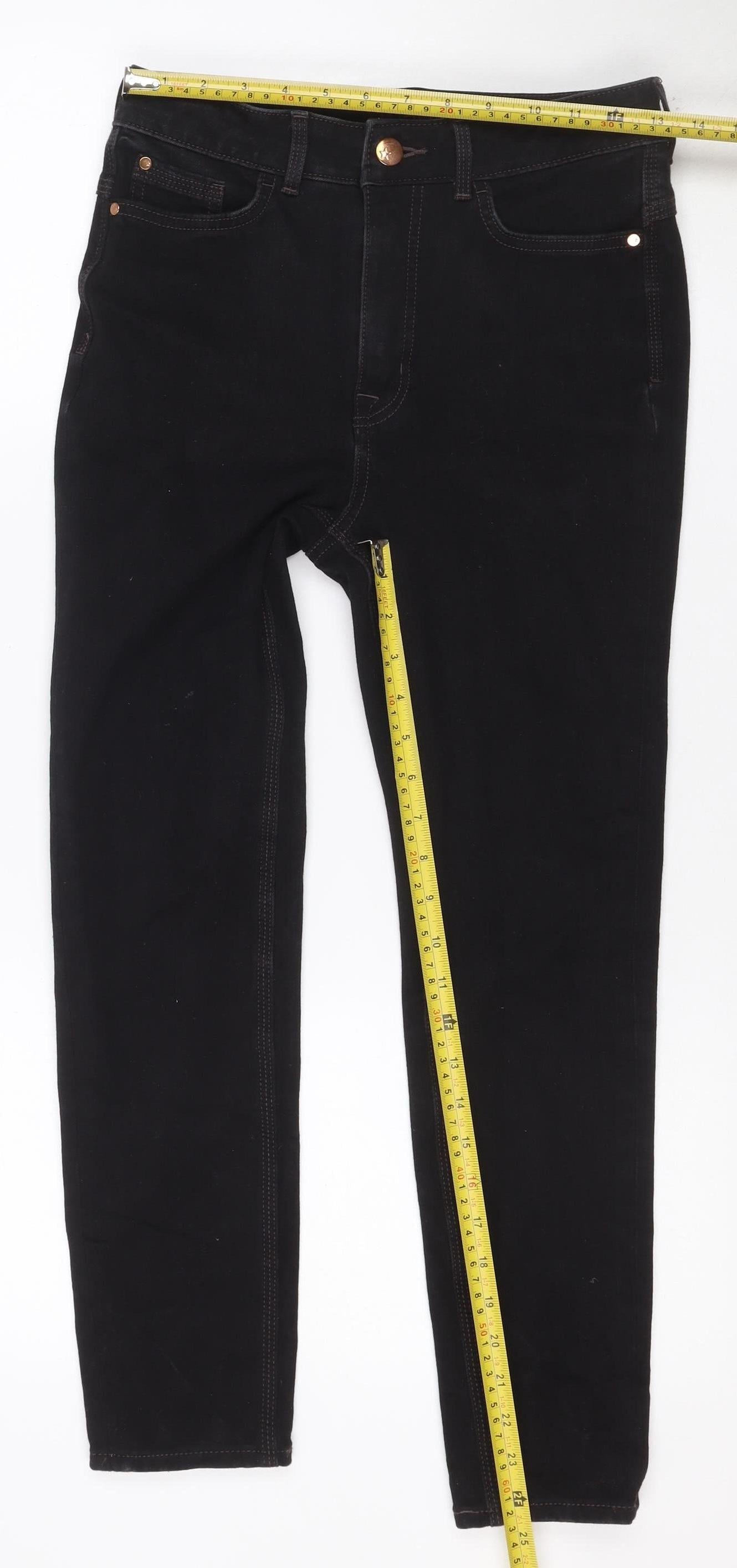 Marks and Spencer Women’s Black UK 10 Short Skinny Stretch Jeans