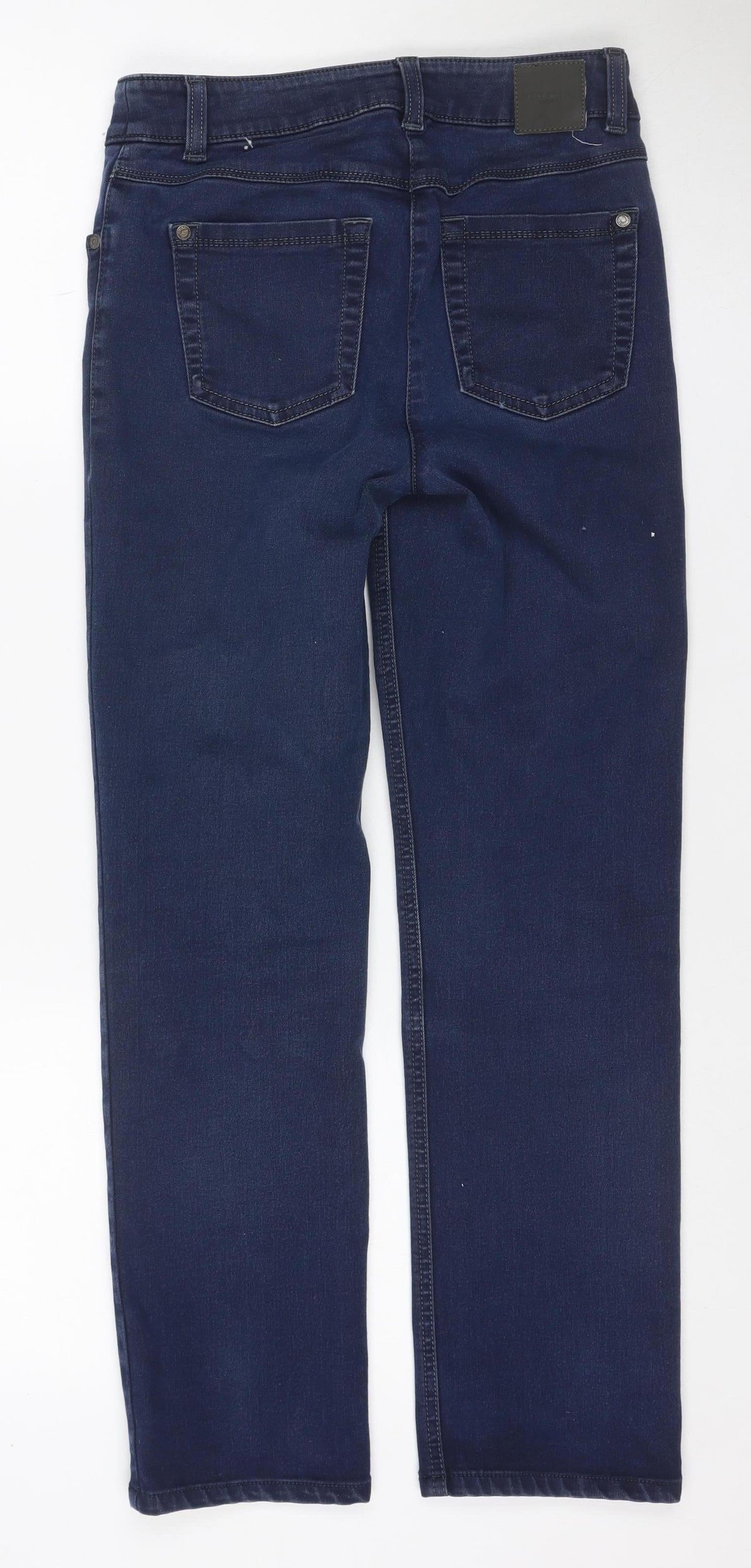 Best4me Women’s Blue Size 35 Slim Straight Stretch Jeans