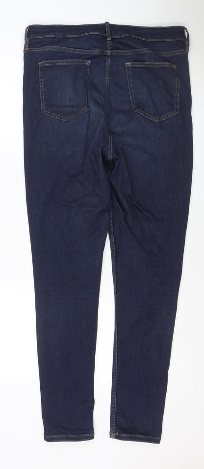 Envii Women’s Blue UK 16 Bootcut Stretch Dark Wash Jeans