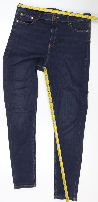 Envii Women’s Blue UK 16 Bootcut Stretch Dark Wash Jeans