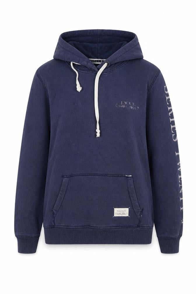 Jack Wills Women’s Blue Size 10 Pullover Hoodie Graphic Logo