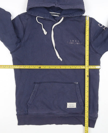Jack Wills Women’s Blue Size 10 Pullover Hoodie Graphic Logo