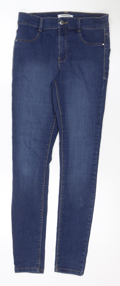 Dorothy Perkins Frankie Women’s Blue UK 10 Regular Skinny Stretch Jeans