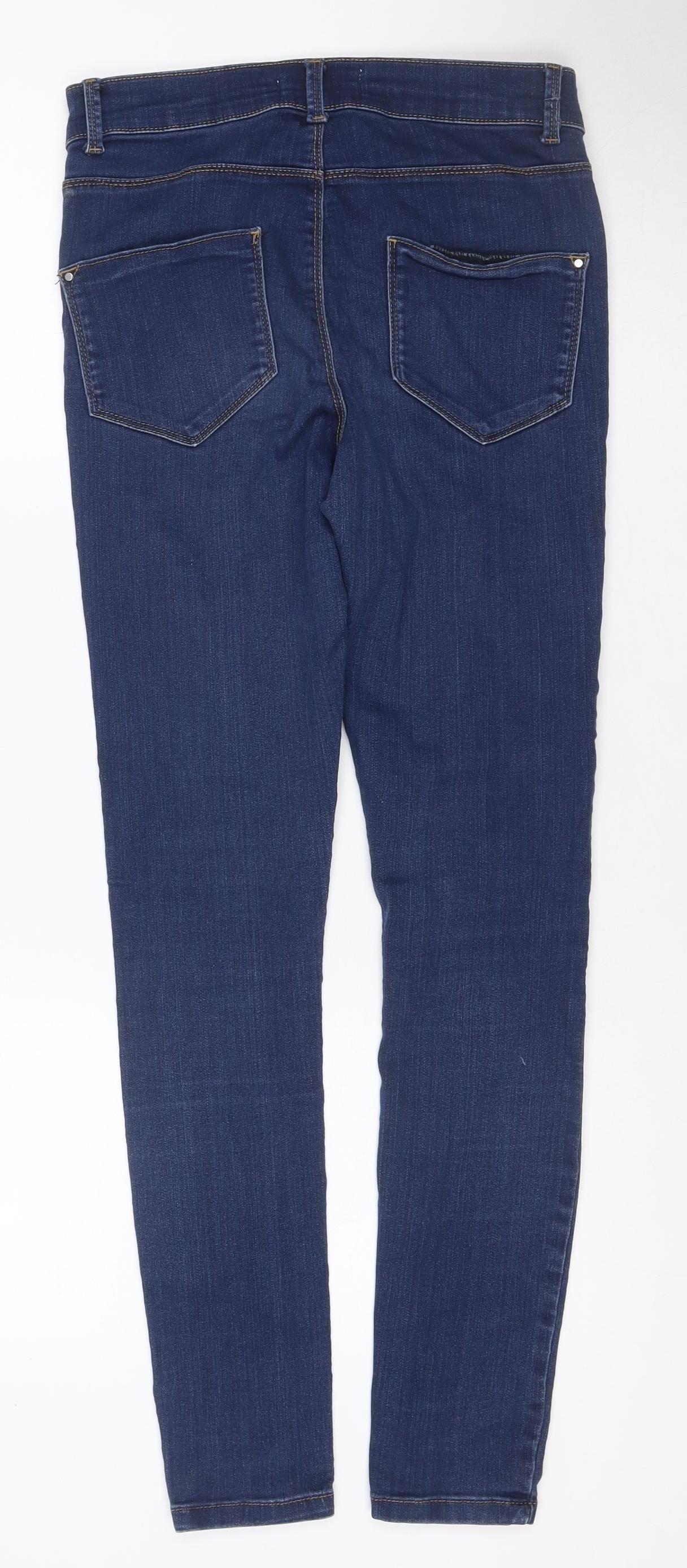 Dorothy Perkins Frankie Women’s Blue UK 10 Regular Skinny Stretch Jeans