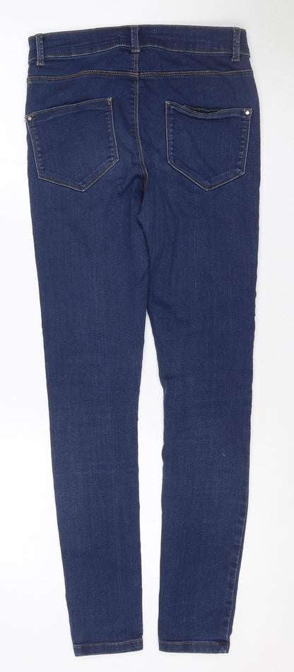 Dorothy Perkins Frankie Women’s Blue UK 10 Regular Skinny Stretch Jeans