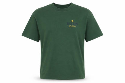 Rose London Men's Green M Graphic Logo Cotton Crew Neck T-Shirt