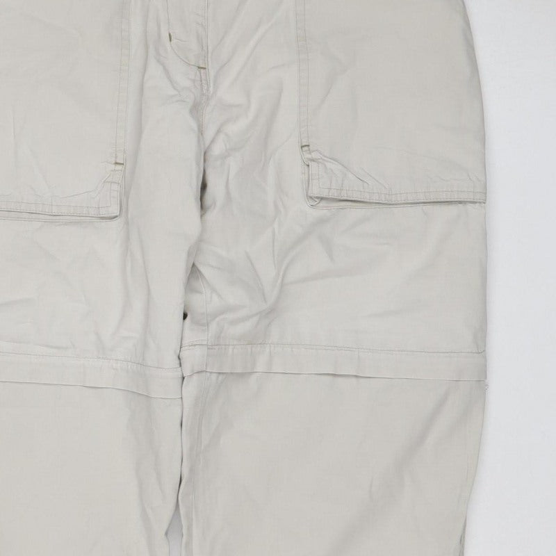 Peter Storm Women’s Beige Size 14 Convertible Cargo Trousers