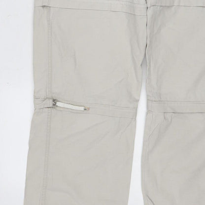 Peter Storm Women’s Beige Size 14 Convertible Cargo Trousers